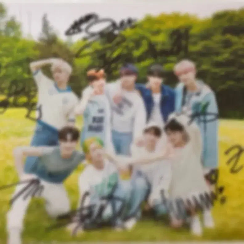 [BUNJANG] Xikers 2nd Album Group Signed Photo / 싸이커스 2집 단체 친필싸인 인화사진