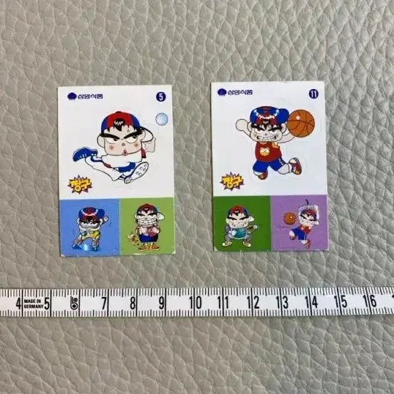 [BUNJANG] Samyang Crayon Shin-chan Sticker Set (2 pcs) - 1990s / 고전 극희귀 90년대 삼양 짱구 스티커 2매 세트