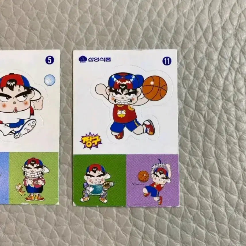 [BUNJANG] Samyang Crayon Shin-chan Sticker Set (2 pcs) - 1990s / 고전 극희귀 90년대 삼양 짱구 스티커 2매 세트