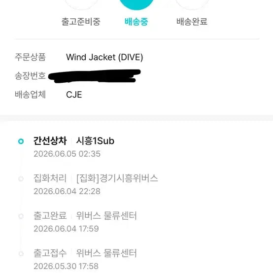 [BUNJANG] BTS Wind Jacket Navy / BTS 윈드 자켓 (DIVE) 네이비 1차