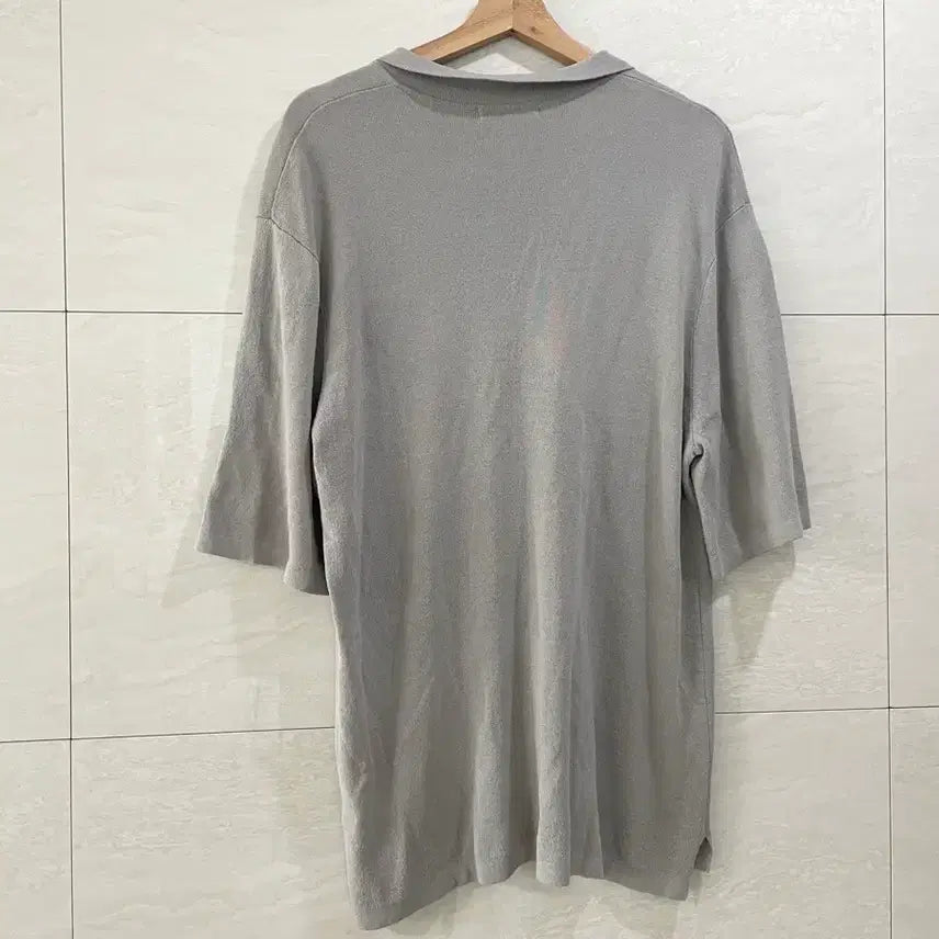 [BUNJANG] 247 Series Open Collar Short Sleeve Knit Men&