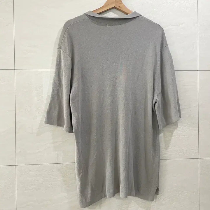 [BUNJANG] 247 Series Open Collar Short Sleeve Knit Men&