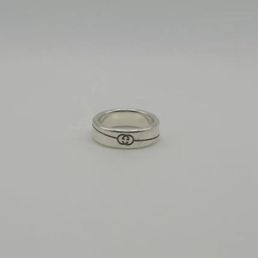 [BUNJANG] Gucci Diagonal Silver Ring Size 12 Full Set / [정품]구찌 다이애그널 실버 반지 12호 풀구성 정품