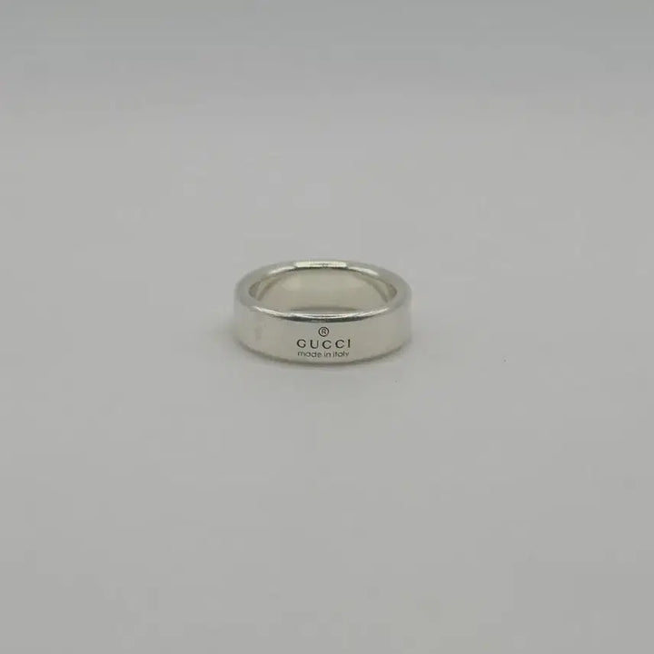 [BUNJANG] Gucci Diagonal Silver Ring Size 12 Full Set / [정품]구찌 다이애그널 실버 반지 12호 풀구성 정품