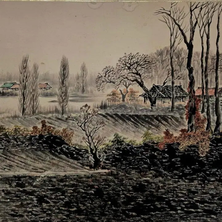 [BUNJANG] Donggok Ink Wash Landscape Painting / 수묵 산수화/ 동곡