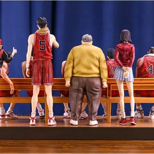 [BUNJANG] ARK Studio Slam Dunk 9-Person Bench Figure (Unsealed) / 개봉 네고가능)ARK Studio 슬램덩크 9인 벤치 피규어