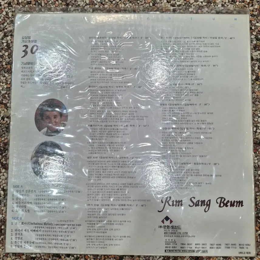 [BUNJANG] Kim Sang Bum Golden Collection Unsealed LP / LP (미개봉)김상범  골든 작품집