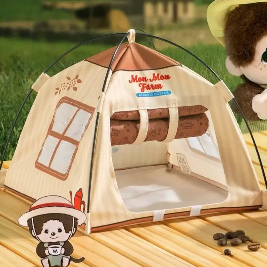 [BUNJANG] Minsso Monchhichi Tent House / 미니소 몬치치 텐트 바로배송