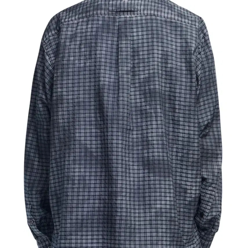 [BUNJANG] NOMANUAL Oversized Check Shirt Charcoal L / 노매뉴얼 오버사이즈 체크 셔츠 차콜L