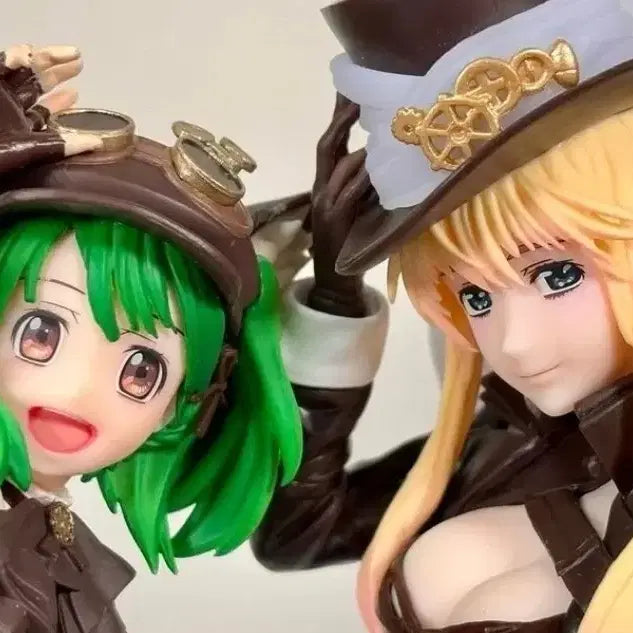 [BUNJANG] Macross Frontier Ranka Lee &amp; Sheryl Nome Steampunk Ver. Figures / 마크로스 프론티어 란카 리 쉐릴 놈 피규어