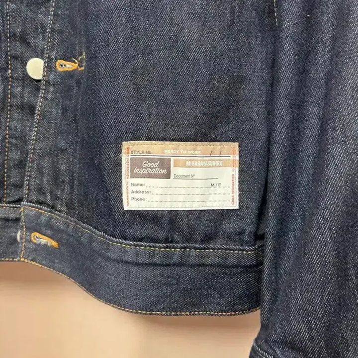 [BUNJANG] Mihara Yasuhiro x GU Denim Jacket / 미하라야스히로 x GU 데님 자켓