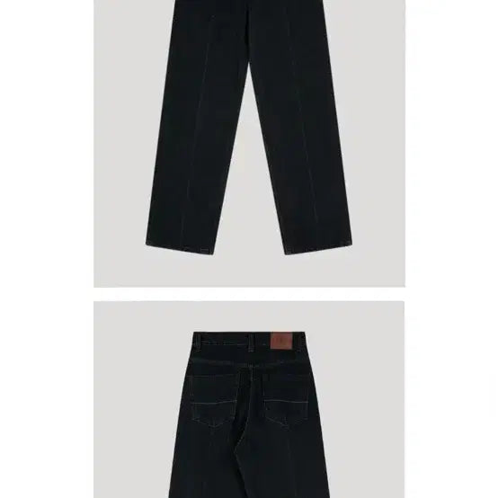 [BUNJANG] Sienne Besset Denim Pants Dark Gray / 시엔느 베셋 데님 팬츠 다크그레이