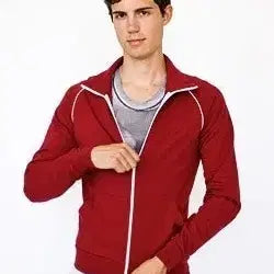 [BUNJANG] American Apparel Zip-Up Jacket (Burgundy/M) / 아메리칸어페럴 짚업 자켓 (버건디/M)