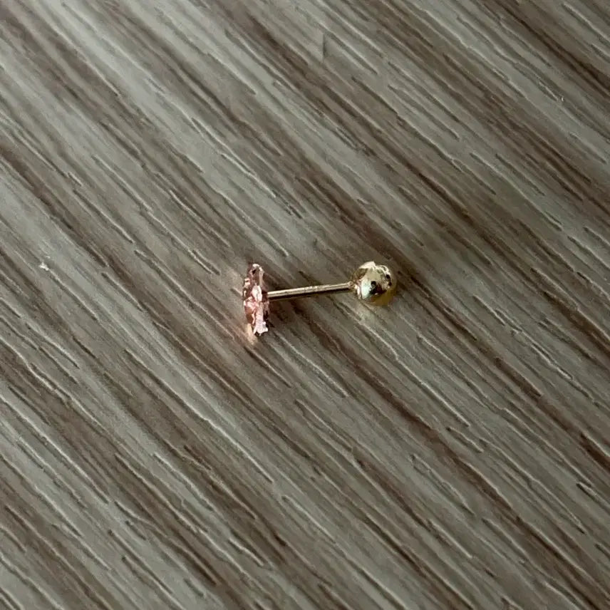 [BUNJANG] 14K Rose Piercing / 14k장미피어싱