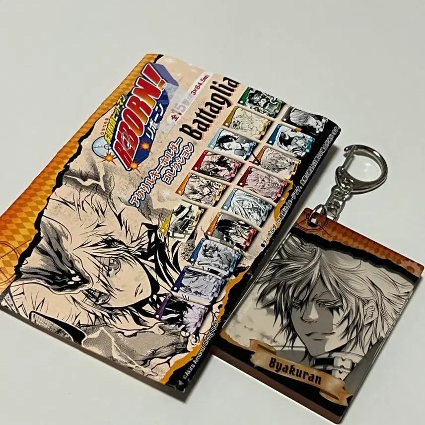 [BUNJANG] Katekyo Hitman Reborn! Bachiran Acrylic Keyring Jump Shop / 가히리 가정교사 히트맨 리본 아크릴 원화 키링 점프샵 중프샵 백란