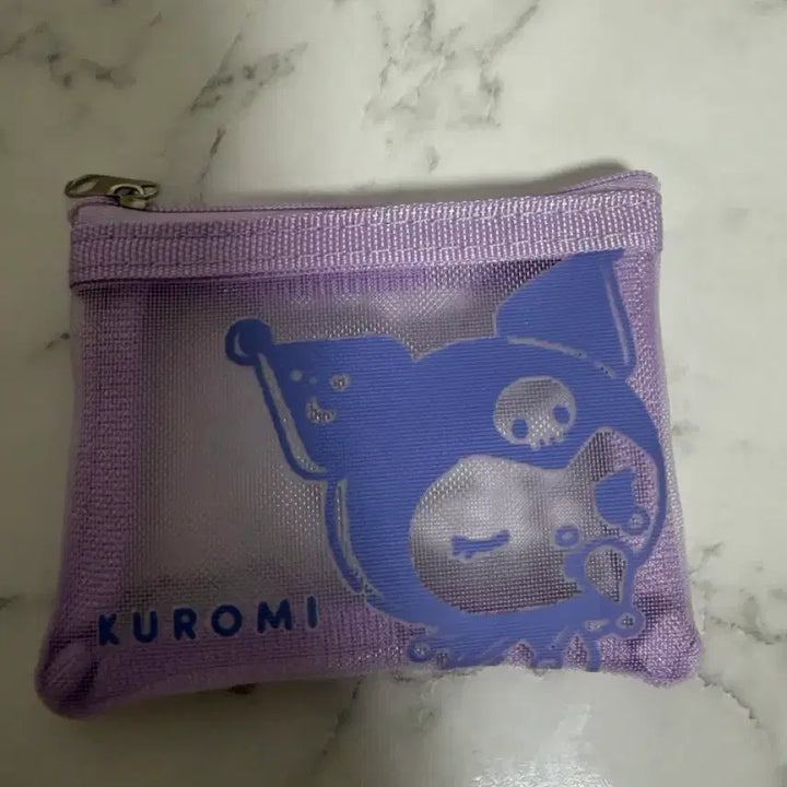 [BUNJANG] Sanrio Kuromi Trading Mesh Pouch / 산리오 트레이딩 메쉬 파우치 쿠로미판매