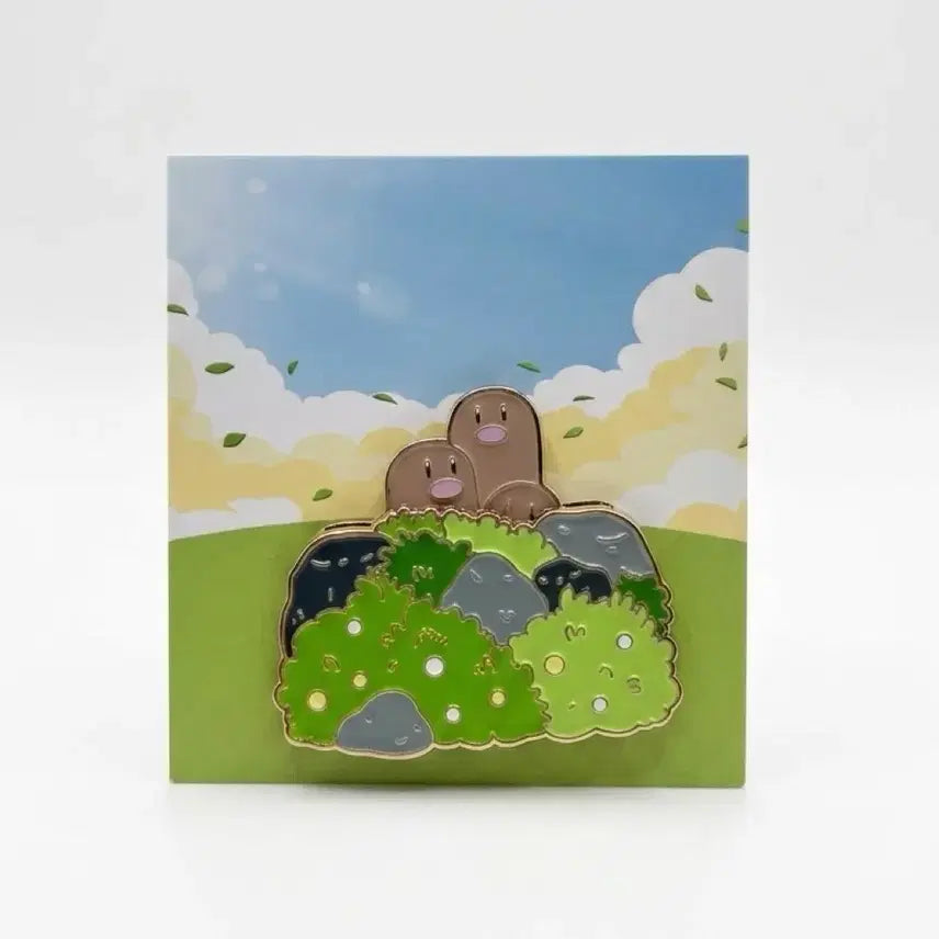 [BUNJANG] Isak Toast x Pokemon Dugtrio Collaboration Pin / 이삭토스트 포켓몬 닥트리오