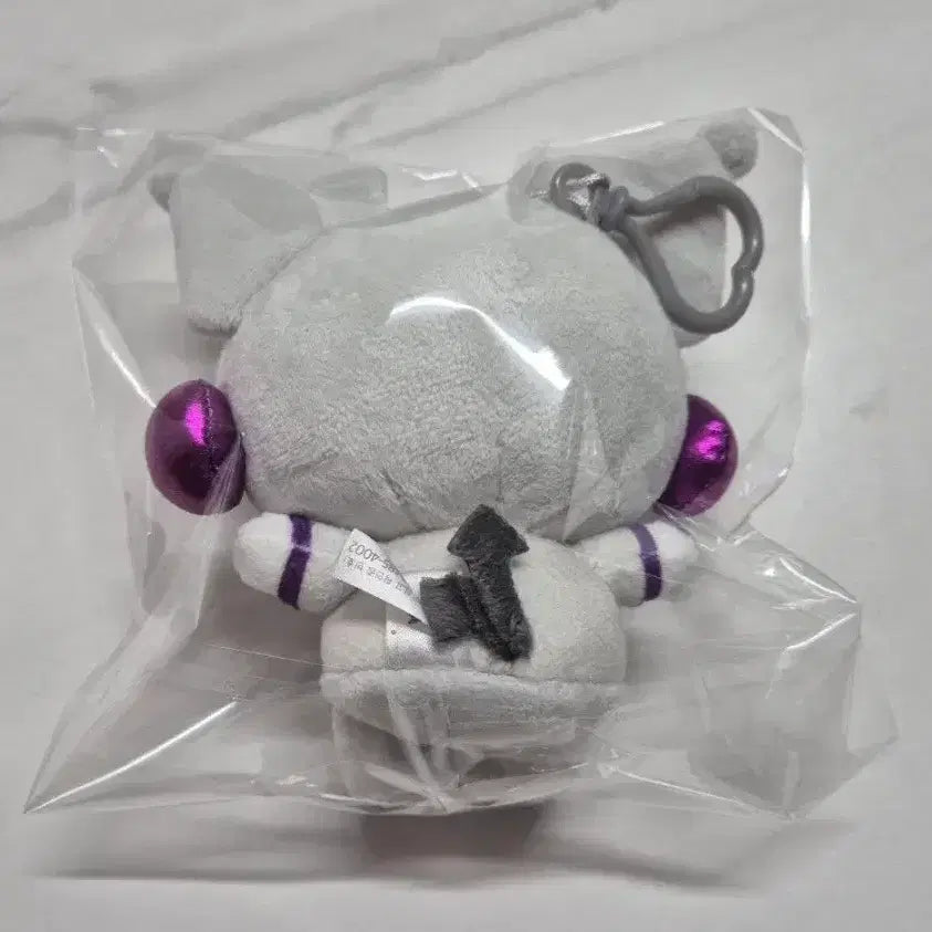 [BUNJANG] Kuromi Spaceship Plush Keychain (20th Anniversary) / 20주년 우주선 쿠로미 인형 키링 판매