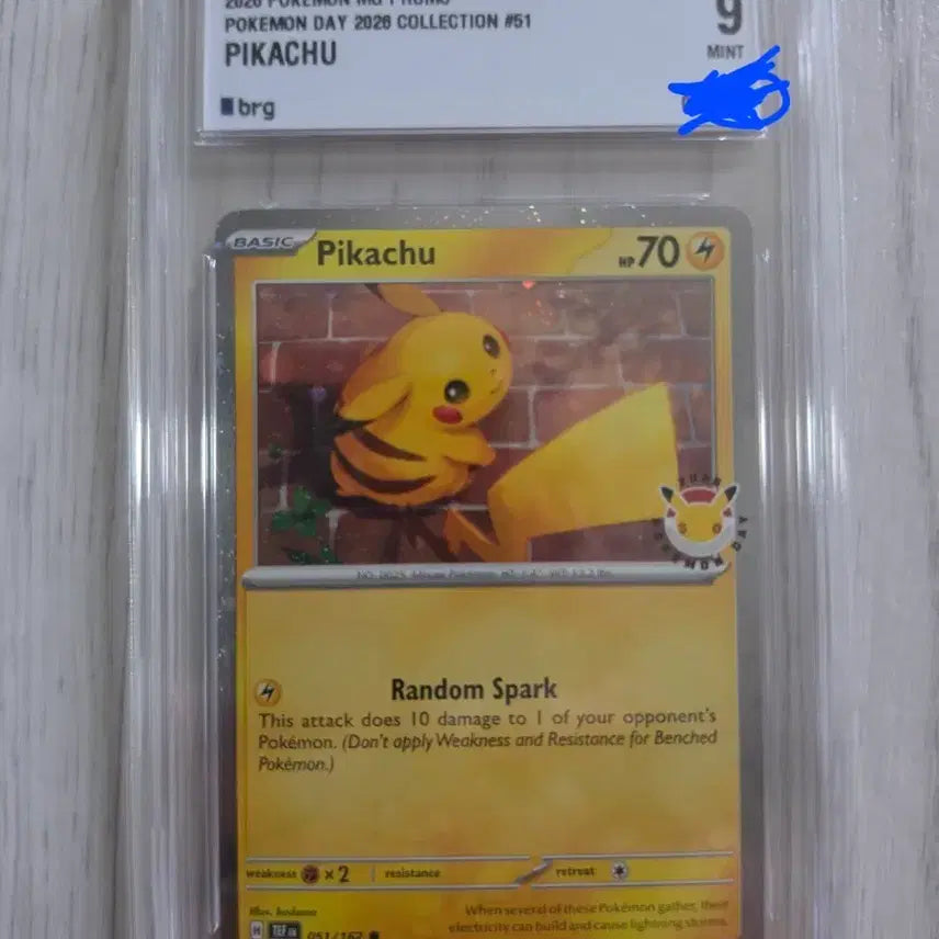 [BUNJANG] Pokémon Pikachu PSA 9 Mint / 포켓몬 피카츄 brg9등급 팝니다