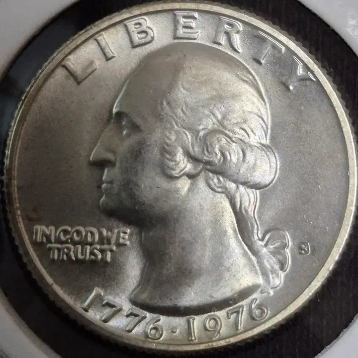 [BUNJANG] USA George Washington 1776-1976 Bicentennial Quarter Dollar Silver Coin / 미국 쿼터 달러 1776-1976년.조지와싱톤. 기념은화40%