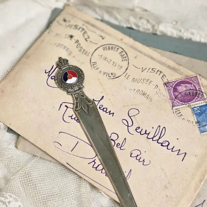 [BUNJANG] French Vintage Letter Opener Paper Knife Desk Object / 프랑스 빈티지 레터오프너 페이퍼나이프 데스크 오브제