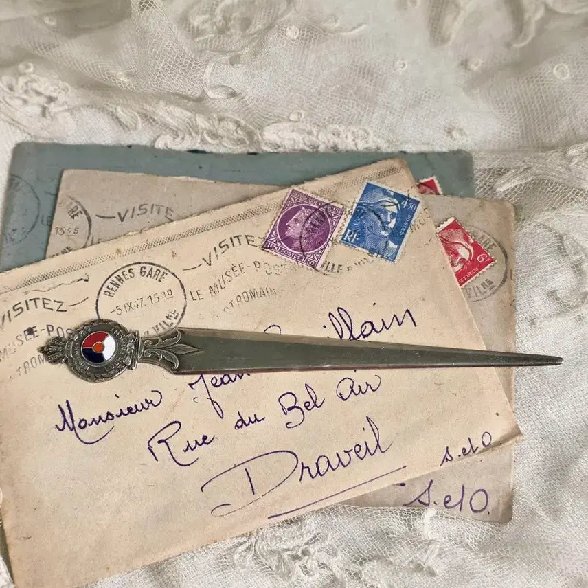 [BUNJANG] French Vintage Letter Opener Paper Knife Desk Object / 프랑스 빈티지 레터오프너 페이퍼나이프 데스크 오브제