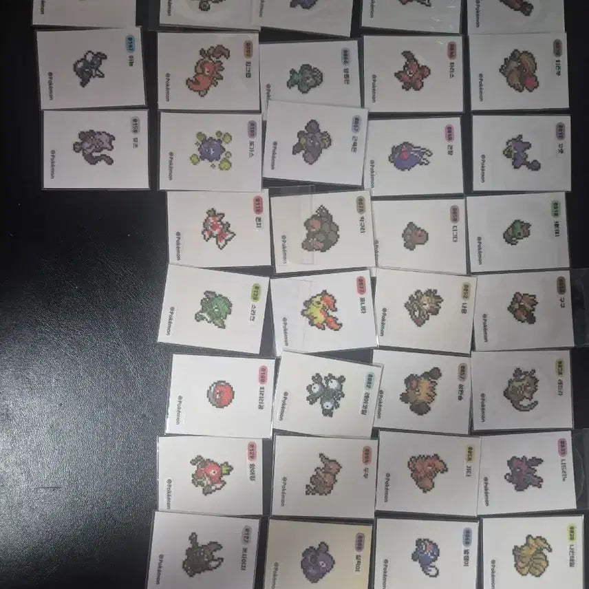 [BUNJANG] Pokemon Pixel Sticker Collection / 포켓몬 픽셀띠부실 판매