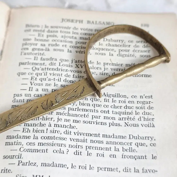 [BUNJANG] French Vintage Bronze Letter Opener Collectible / 프랑스 빈티지 브론즈 레터오프너 컬렉터블