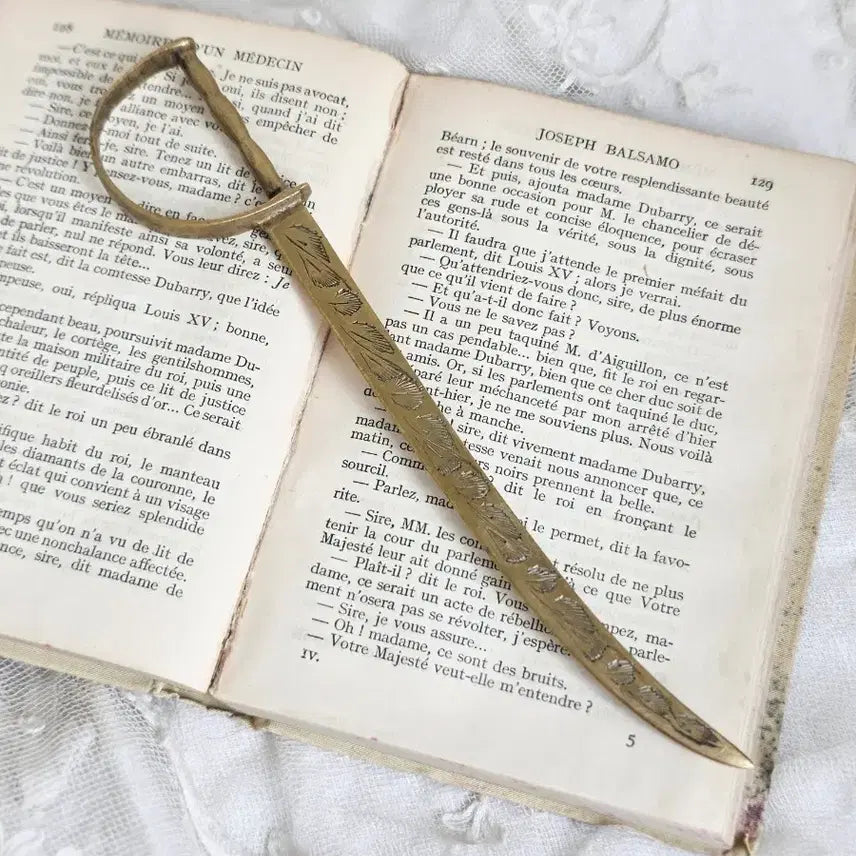[BUNJANG] French Vintage Bronze Letter Opener Collectible / 프랑스 빈티지 브론즈 레터오프너 컬렉터블