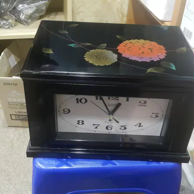 [BUNJANG] 1980s Japanese MYMT Music Box Clock / 일본 MYMT 오르골 시계