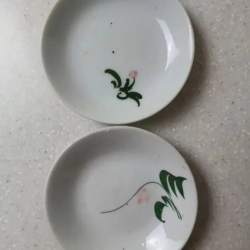 [BUNJANG] Vintage Flower Plates (Set of 10) / 근대사 수집품 민속품 왜사기 빈티지 꽃접시 10개