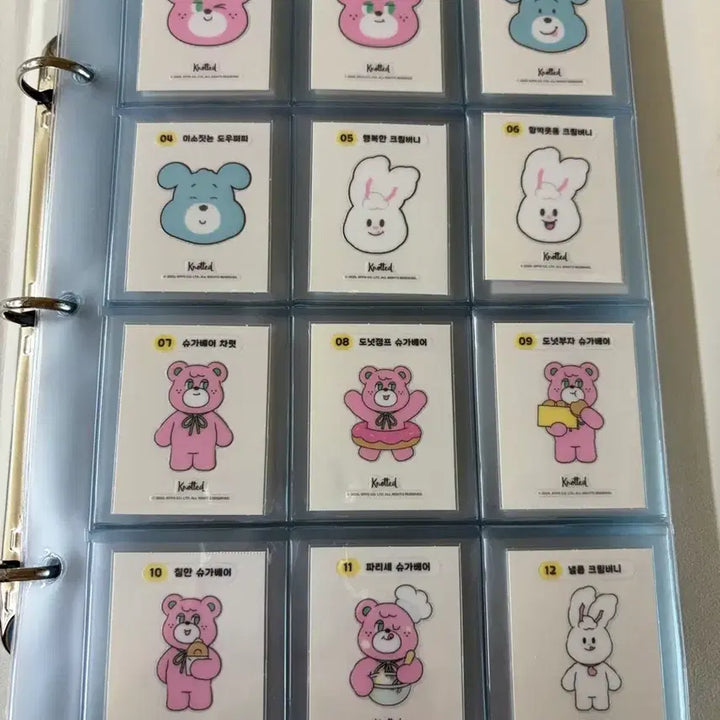 [BUNJANG] Knotted Season 1 60-piece Sticker Bundle Set / 노티드 시즌1 띠부씰 60장 일괄판매