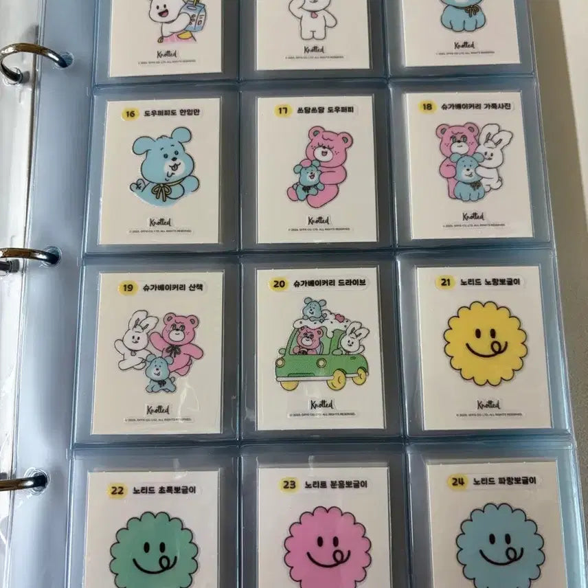 [BUNJANG] Knotted Season 1 60-piece Sticker Bundle Set / 노티드 시즌1 띠부씰 60장 일괄판매