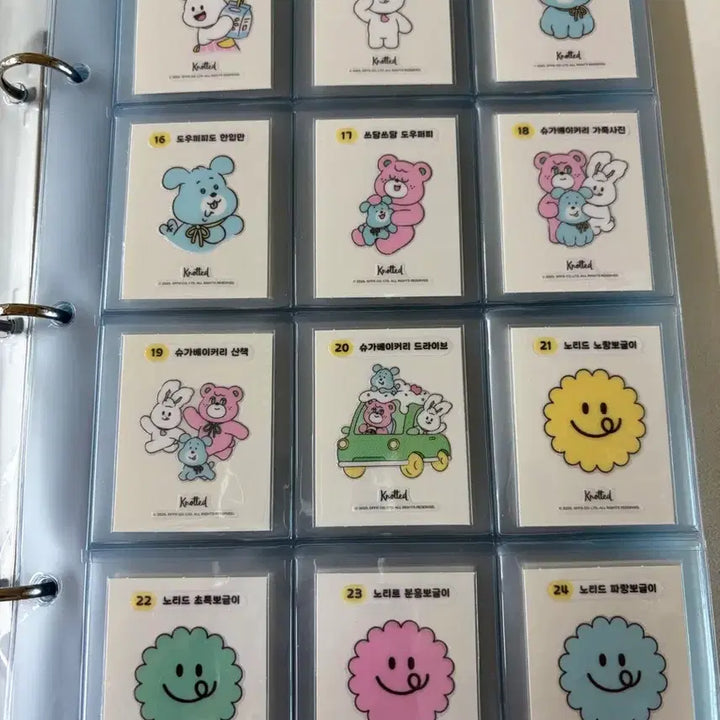 [BUNJANG] Knotted Season 1 60-piece Sticker Bundle Set / 노티드 시즌1 띠부씰 60장 일괄판매