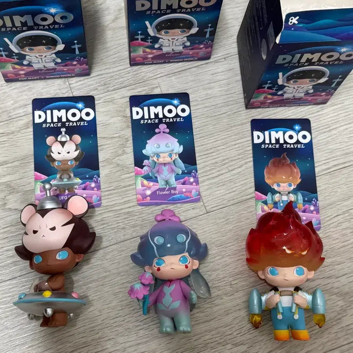 [BUNJANG] DIMOO Space Travel Jet Boy, Flower Boy, UFO Boy / 디무 DIMOO 우주여행 제트보이, 플라워보이, UFO보이