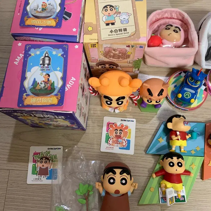 [BUNJANG] Crayon Shin-chan Figures &amp; Magnets Bundle Set / 짱구 피규어/자석 등등
