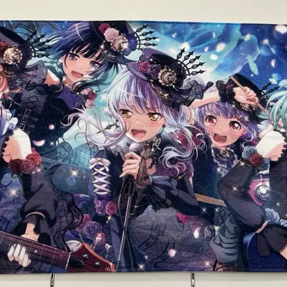 [BUNJANG] BanG Dream! Roselia Illustration Towel / 뱅드림 로젤리아 일러스트 타월