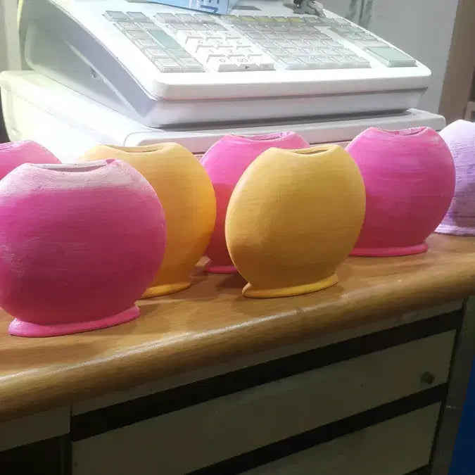 [BUNJANG] Set of 7 Ceramic Shell-Shaped Pen Holders / 조개 형상의 도자기 연필 꽂이 일괄