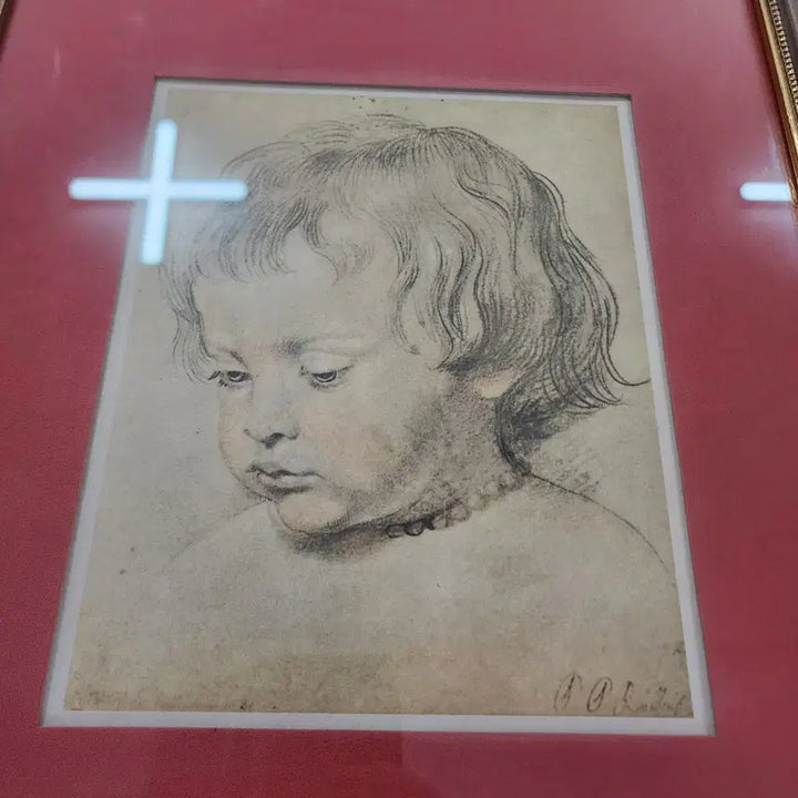 [BUNJANG] USA Wooden Frame Print 51.4cm x 41.4cm / USA 나무액자 프린트 크기51.4cmX41.4cm