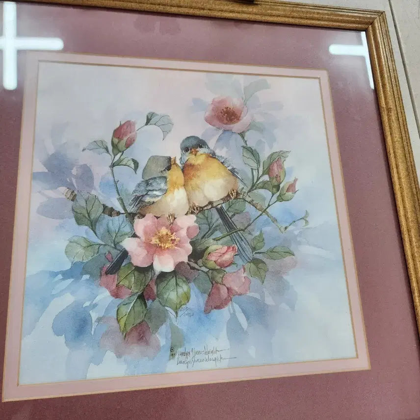 [BUNJANG] USA Wooden Framed Print 39.7cm x 39.7cm / USA 나무액자 프린트 크기39.7cmX39.7cm