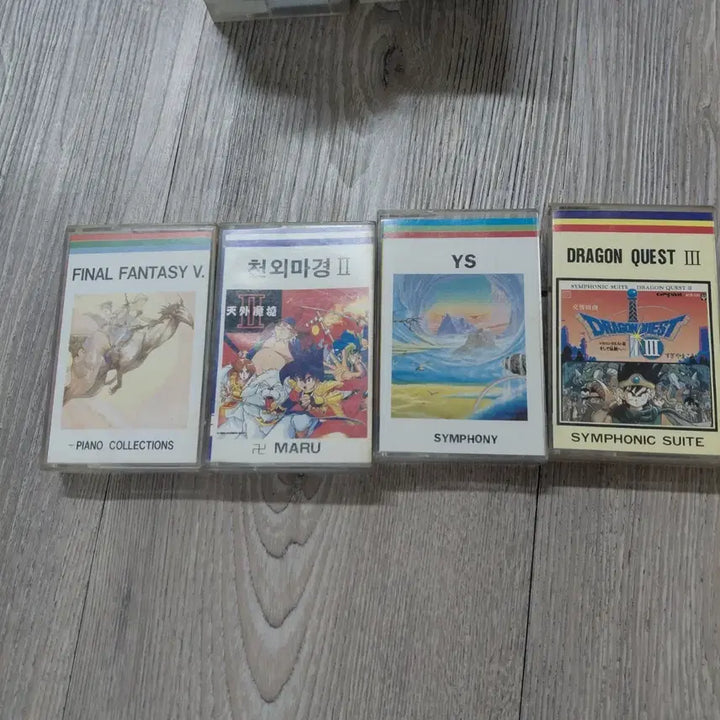 [BUNJANG] Final Fantasy V, Tengai Makyou II, YS, Dragon Quest III Game Music Cassette Tapes / 게임음악 카세트테이프
