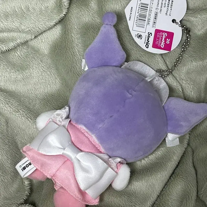 [BUNJANG] Sanrio Kuromi Maid Costume Keyring / 택0,새상품, 고리부분 하자있음) 일본 산리오 쿠로미 메이드 코스튬 키링