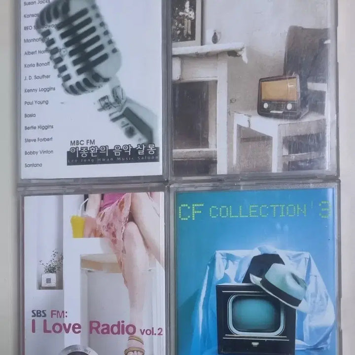 [BUNJANG] Pop Compilation 4-Album (Opened Cassette Tape) / 팝 컴필레이션 4장 (개봉 카세트테이프)