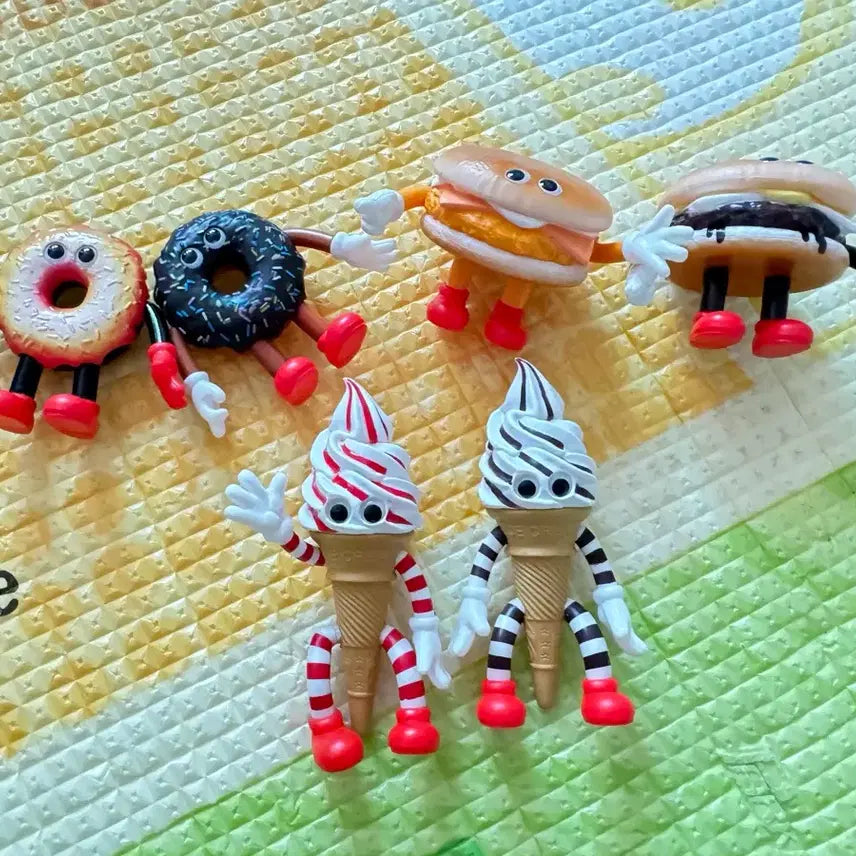 [BUNJANG] Ken Elephant Hamburger Donut Ice Cream Gacha Set / 켄엘리펀트 햄버거도넛아이스크림 가챠 세트
