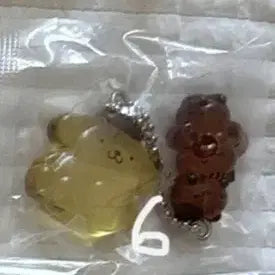 [BUNJANG] Sanrio Pompompurin Nakayoshi Drop Charm Gacha Keyring / 산리오 폼폼푸린 나카요시 드롭 참 가챠 키링