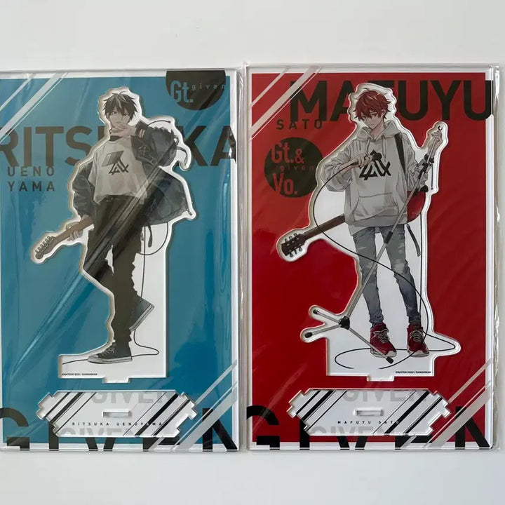 [BUNJANG] Given Original Art Exhibition Acrylic Standee Set (Mafuyu &amp; Ritsuka) - Sealed / (일괄) 기븐 GIVEN 원화전 아크릴스탠드 리츠카 마후유 미개봉