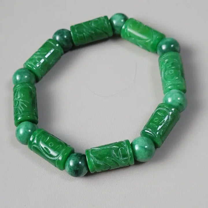 [BUNJANG] Cylindrical Jade Bracelet / 원통형 옥 팔찌