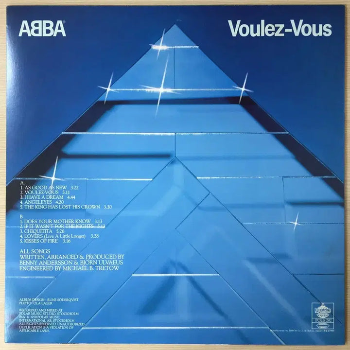 [BUNJANG] ABBA Voulez-Vous Import LP / (수입LP) ABBA / Voulez-Vous