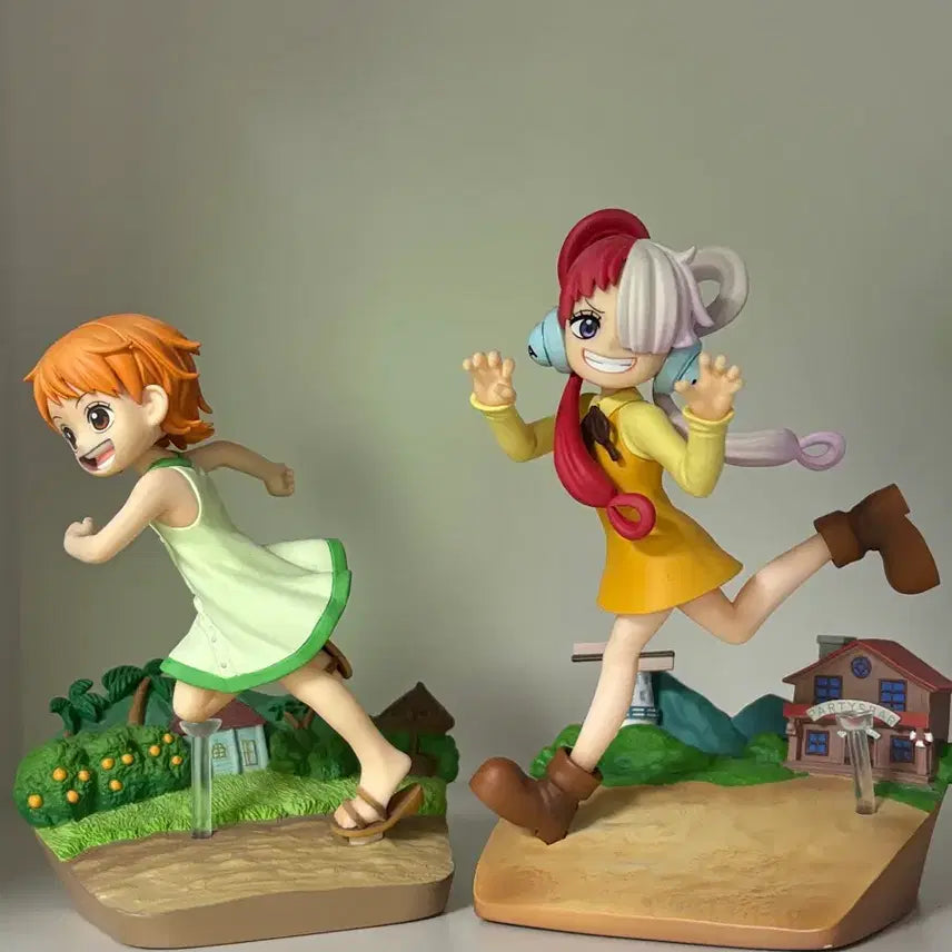 [BUNJANG] One Piece Uta Nami Megahouse RUN RUN RUN Figure Bundle Set / 일괄)원피스 우타 나미 메가하우스 런런런 피규어