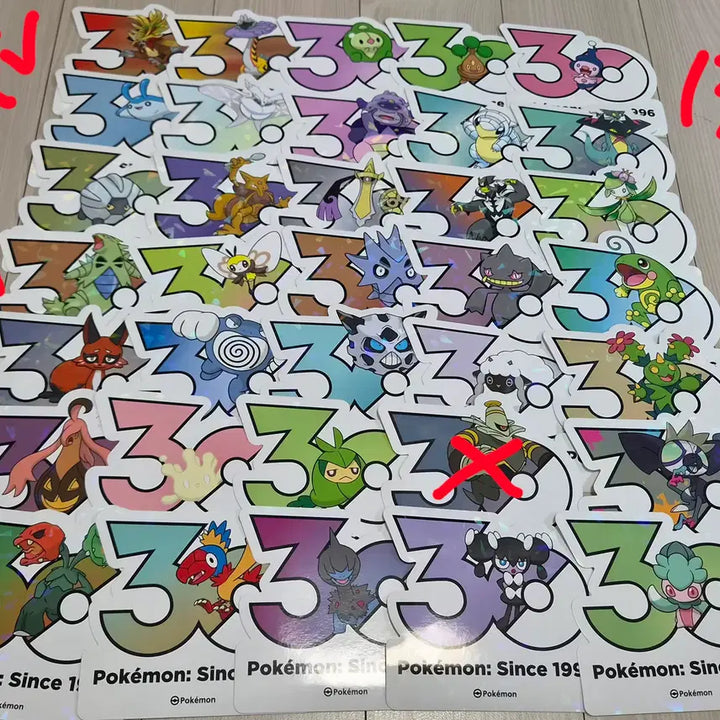 [BUNJANG] Pokemon 30th Anniversary Logo Sticker / 포켓몬 30주년 기념 로고 스티커 판매합니다!